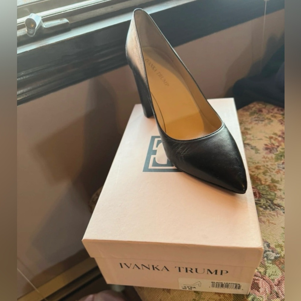 Ivanka Trump Classic Black Heels
